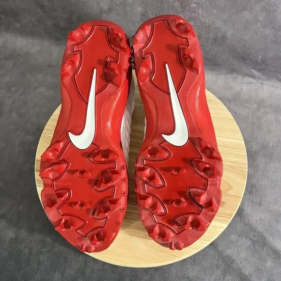 Nike Savage Pro 2 Shark Mens Size 14.5 Football Cleats Red Shoes BV5448-104